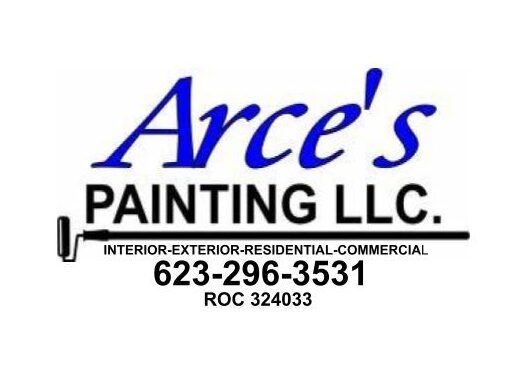 Arce's Painting LLC complete logo